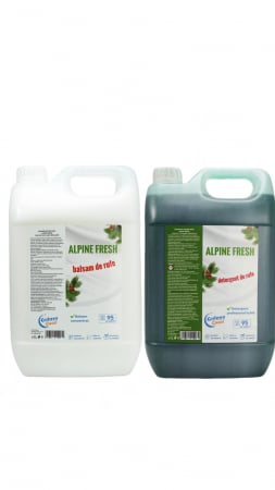 Pachete promotionale - Pachet detergent si balsam rufe ALPINE FRESH 10L