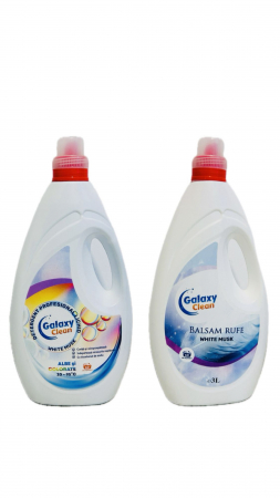 Balsamuri - Pachet detergent si balsam WHITE MUSK 6L