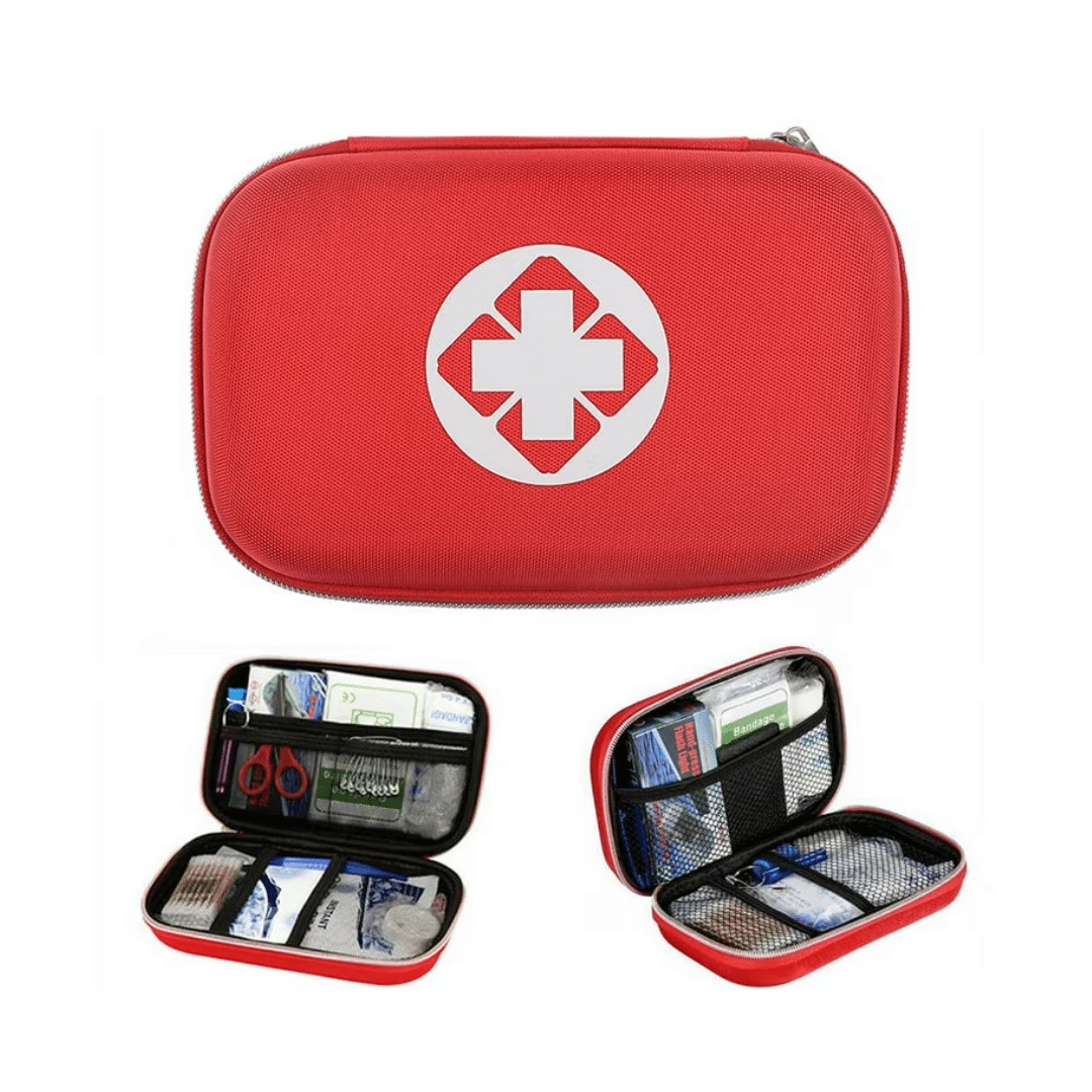 Diverse - Trusă medicală de prim ajutor , roșie, dimensiuni reduse
