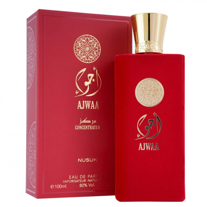 Ajwaa Murakaz de la Nusuk este un parfum arabesc pentru femei de 100ml cu pară, tuberoză și lemn de santal, într-o compoziție floral-fructată echilibrată, feminină și persistentă. [4]