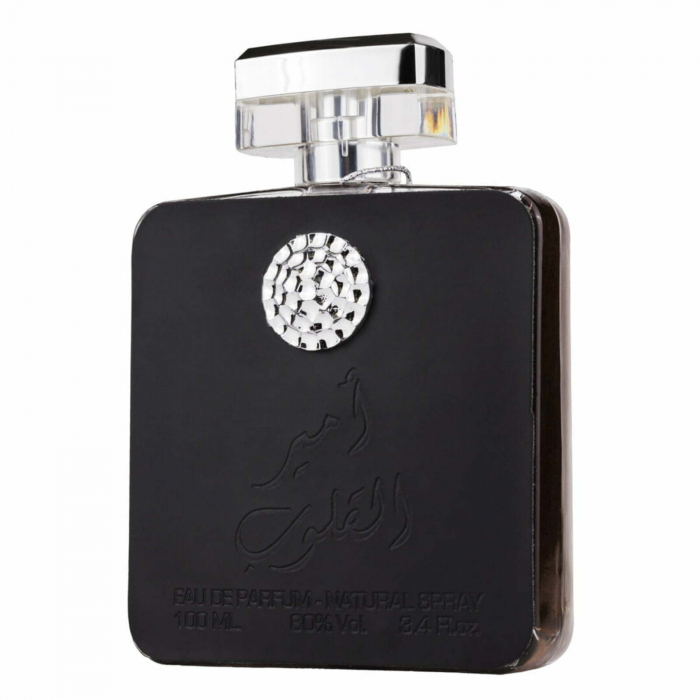 Ameer Al Quloob de la Ard Al Zaafaran, parfum arabesc unisex, 100ml, cu mandarină, cardamom și lemn de santal – proaspăt și elegant. [2]