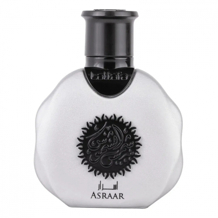 Asraar Shamoos de la Lattafa este un parfum arabesc pentru femei de 35ml, cu note fructate, florale și ambră, într-o compoziție caldă și rafinată. [1]