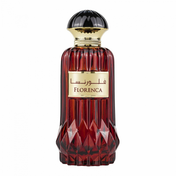 Florenca de la Ard Al Zaafaran, parfum arabesc pentru femei, 100ml, cu note de bergamotă, trandafir și patchouli – elegant și rafinat. [1]