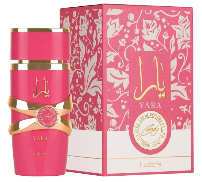 Parfum Yara Candy Lattafa 100ml floral fructat gurmand pentru femei. Cu coacăze, vanilie și lemn de santal [2]