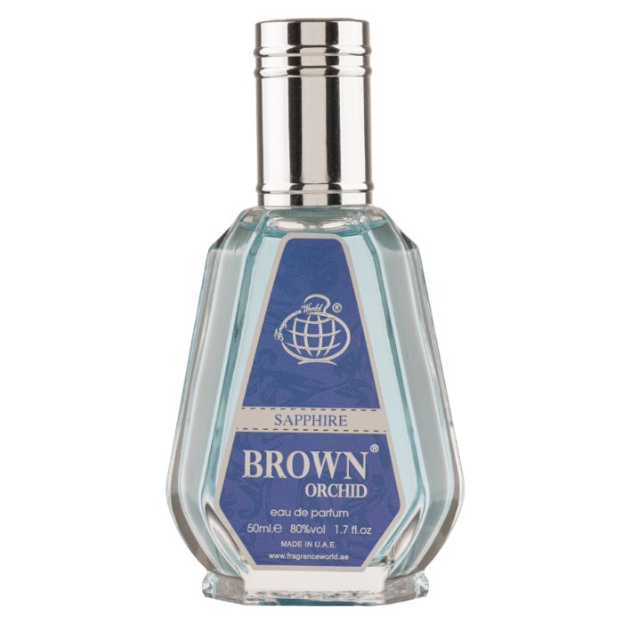 Brown Orchid Sapphire, Fragrance World, Unisex – Apa de Parfum 50ml [1]