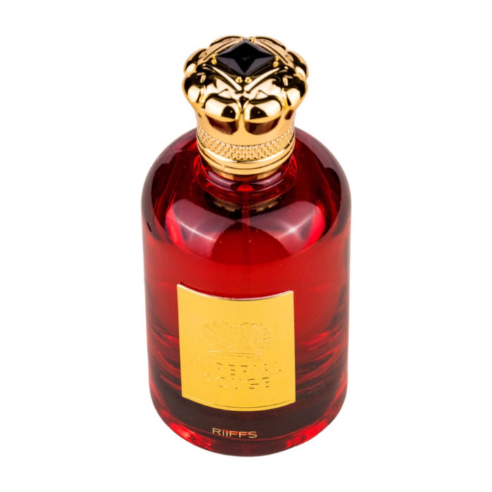Parfum Imperial Rouge de la Riiffs, 100ml, cu note de trandafir, vanilie și ambră – o aromă feminină, elegantă și rafinată. [2]