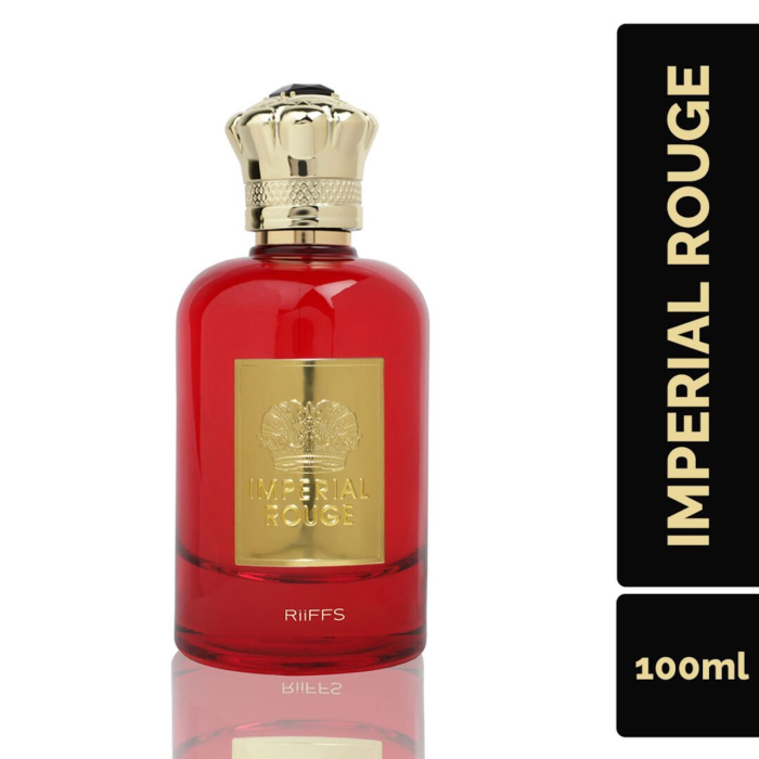 Parfum Imperial Rouge de la Riiffs, 100ml, cu note de trandafir, vanilie și ambră – o aromă feminină, elegantă și rafinată. [5]