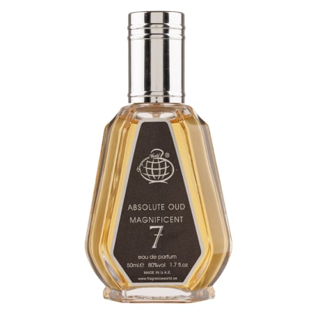 Parfumuri arăbești femei și bărbați - Absolute Oud Magnificent 7, Fragrance World, Unisex – Apa de Parfum 50ml