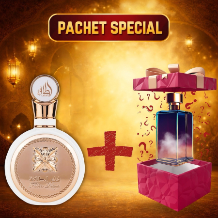 Pachete Speciale - Parfum Surpriză - Fakhar Woman + Parfum Surpriză 100ml