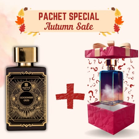 Pachete Speciale - Parfum Surpriză - Pachet Goodness Oud Black de la Riiffs + Parfum Surpriză, 2x100ml – parfumuri arabești cu oud, lavandă și mosc – unisex, elegante și persistente.