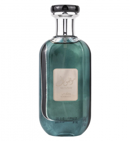 Parfumuri bărbați - Mousuf Ramadi de la Ard Al Zaafaran este un parfum arabesc pentru bărbați, 100ml, cu bergamotă, violetă și mosc, o aromă fresh-condimentată, rafinată și modernă.
