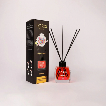 Loris - Bubble Gum de la Loris este un odorizant de cameră de 120ml cu aromă dulce și jucăușă, într-o compoziție inspirată din guma de mestecat a copilăriei, perfectă pentru un spațiu vesel și relaxant.