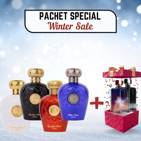 Pachete Speciale - Parfum Surpriză - Opulent Musk + Opulent Oud + Opulent Red + Blue Oud + 2xParfum Surpriză 100ml