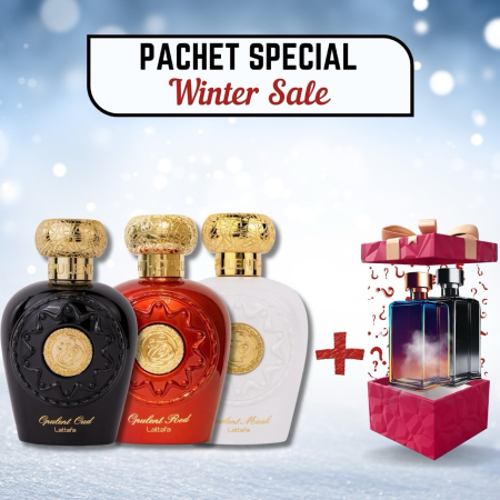 Pachete Speciale - Parfum Surpriză - Opulent Oud + Opulent Red + Opulent Musk + 2xParfum Surpriză 100ml