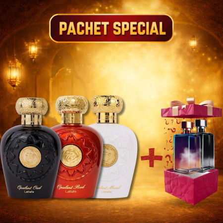 Pachete Speciale - Parfum Surpriză - Opulent Oud + Opulent Red + Opulent Musk + 2xParfum Surpriză 100ml