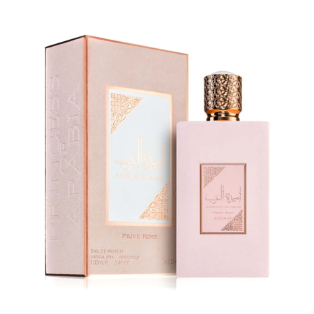 Ameerat Al Arab Prive Rose Asdaaf parfum femei 100ml cu note fructate capsuni struguri portocala si baza de tonka ambra lemn de santal [1]