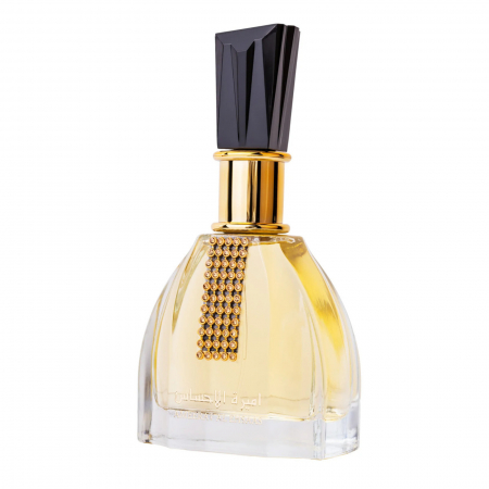 Ameerat Al Ehsaas de la Ard Al Zaafaran este un parfum arabesc pentru femei de 100ml, cu ananas, iasomie și ambră, inspirat din Crystal Noir. [1]