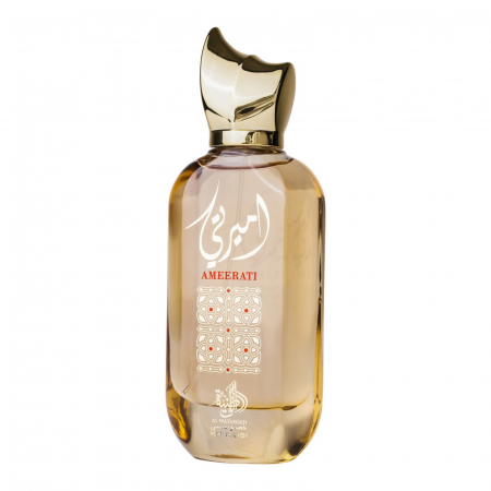 Ameerati de la Al Wataniah este un parfum arabesc pentru femei de 100ml, cu citrice, mosc și note lemnoase, într-o compoziție proaspătă și elegantă. [1]