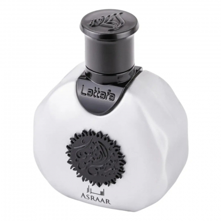 Asraar Shamoos de la Lattafa este un parfum arabesc pentru femei de 35ml, cu note fructate, florale și ambră, într-o compoziție caldă și rafinată. [2]
