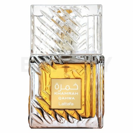 Khamrah Qahwa de la Lattafa este un parfum arabesc unisex, 100ml, cu cafea, praline și ghimbir – o aromă intensă, gurmandă și picantă, cu note orientale moderne. [1]