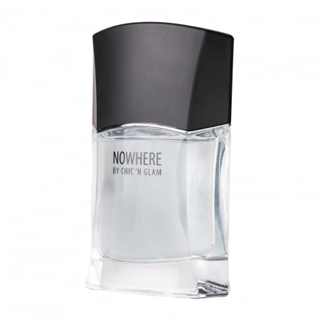 Nowhere de la Chic’n Glam este un parfum arabesc pentru bărbați, 100ml, cu mandarină, floare de portocal și ambra, o aromă proaspătă, caldă și de zi. [1]