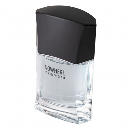 Nowhere de la Chic’n Glam este un parfum arabesc pentru bărbați, 100ml, cu mandarină, floare de portocal și ambra, o aromă proaspătă, caldă și de zi. [2]