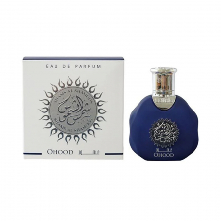 Ohood Shamoos de la Lattafa este un parfum arabesc pentru bărbați, 35ml, cu vetiver, cașmir și tabac, o aromă proaspătă, intensă și potrivită pentru orice ocazie. [3]