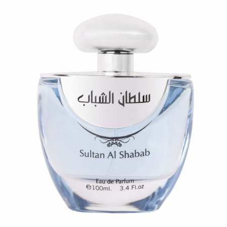 Parfumuri arabesti femei, barbați si unisex - Sultan Al Shabab de la Ard Al Zaafaran este un parfum arabesc pentru bărbați, 100ml, cu mandarine, dafin și patchouli – fresh, oriental și elegant.