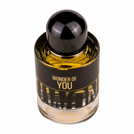Wonder Of You de la Riiffs este un parfum arabesc pentru bărbați, 100ml, cu ananas și salvie – inspirat din Stronger With You, modern, elegant și rafinat. [1]