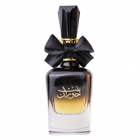 Parfumuri femei - Bint Hooran de la Ard Al Zaafaran este un parfum arabesc pentru femei, 100ml, cu citrice, șofran și tutun, o aromă sofisticată, caldă și misterioasă.