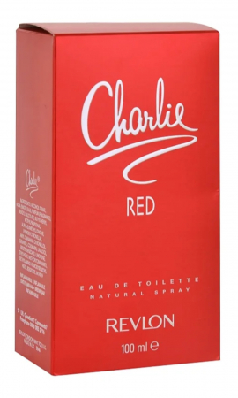 Charlie Red de la Revlon este un parfum pentru femei, 100ml, cu note de piersică, trandafir, santal și miere – floral-fructat, elegant și atemporal. [2]