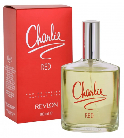 Revlon - Charlie Red de la Revlon este un parfum pentru femei, 100ml, cu note de piersică, trandafir, santal și miere – floral-fructat, elegant și atemporal.