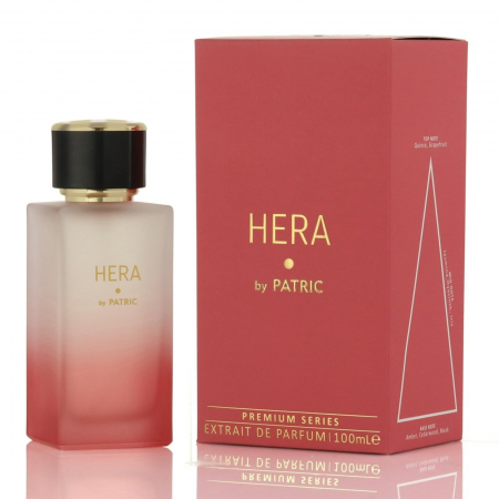 Parfumuri arabesti femei, barbați si unisex - Hera by Patric este o apă de parfum pentru femei de 100 ml, cu o aromă floral-fructată și rafinată, inspirată de ZARKOPERFUME Pink Molécule.
