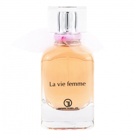 Grandeur Elite - La Vie Femme de la Grandeur Elite este un parfum arabesc pentru femei, 100ml, cu pară, floare de portocal și vanilie, o compoziție florală, dulce și feminină.