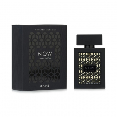 Now de la Rave este un parfum arabesc pentru bărbați, 100ml, cu mandarină, ambră și patchouli, o compoziție proaspătă, caldă și elegantă, cu note orientale. [3]