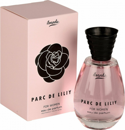 Parfumuri arabesti femei, barbați si unisex - Parfum Parc de Lily de la Ilvande, 100ml – parfum arabesc floral pentru femei, cu crin, trandafir, vanilie și mosc – delicat, feminin și rafinat.