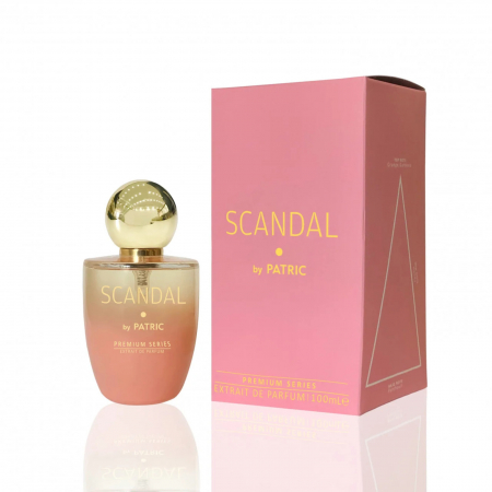 Parfumuri arabesti femei, barbați si unisex - Parfum Scandal by Patric, 100ml – parfum arabesc floral-gurmand cu miere, patchouli și gardenie – rafinat, feminin și seducător.