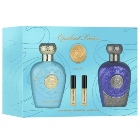 Seturi parfumuri - Set Lattafa Opulent Dubai & Opulent Blue Elixir - Apa de Parfum 2 x 100ml
