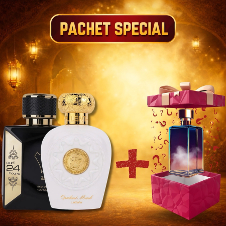 Pachete Speciale - Parfum Surpriză - Set Oud 24 Hours 100ml + deodorant 50 ml + Opulent Musk + Parfum Surpriză 100ml