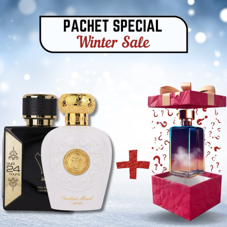 Pachete Speciale - Parfum Surpriză - Set Oud 24 Hours 100ml + deodorant 50 ml + Opulent Musk + Parfum Surpriză 100ml