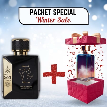 Pachete Speciale - Parfum Surpriză - Set Oud 24 Hours 100ml + deodorant 50 ml + Parfum Surpriză 100ml