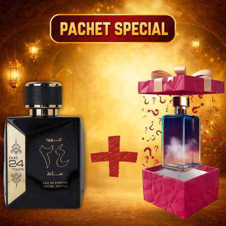 Pachete Speciale - Parfum Surpriză - Set Oud 24 Hours 100ml + deodorant 50 ml + Parfum Surpriză 100ml
