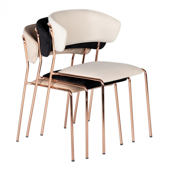 Scaun cu picioare  metal pentru casa restaurant cafenea CLARA ARM                    Cere oferta pentru proiect [4]