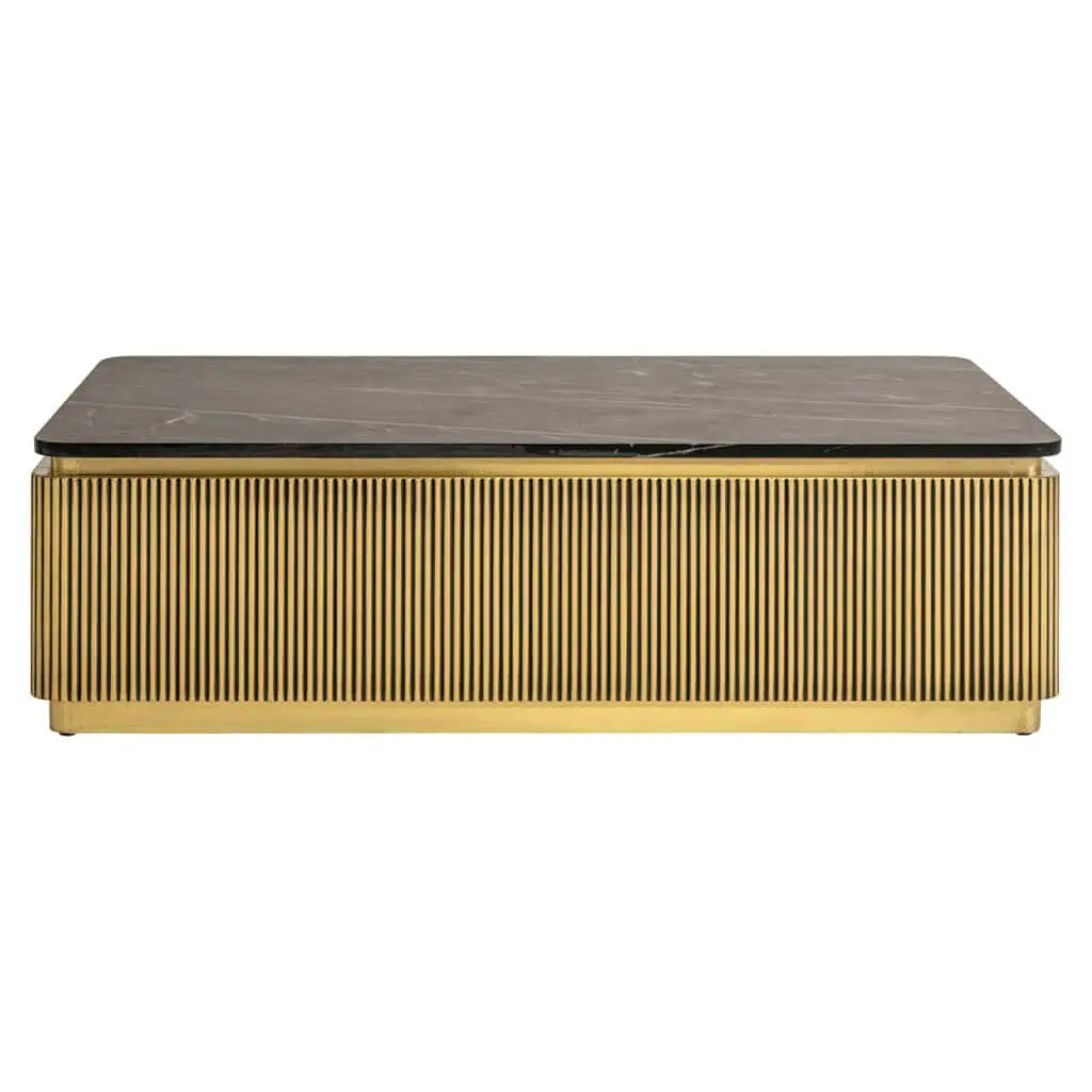 Masuta cafea IRONVILLE 140CM, GOLD- Richmond Interiors [3]