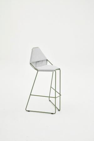 Scaune bar - Scaun de bar cu picioare din metal DELTA PLUS BAR