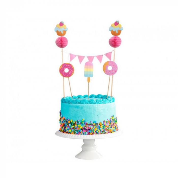 Set decor tort Prajituri Dulci  3x10 cm [1]