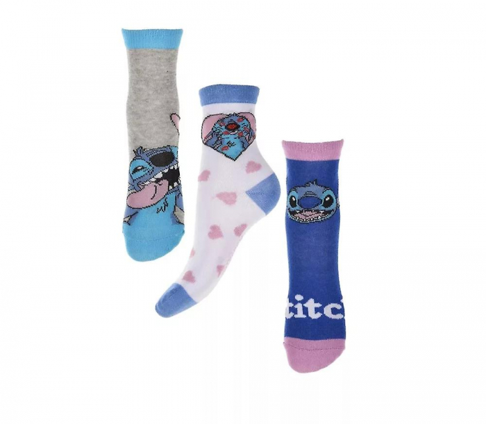 3 pairs Lilo & Stitch socks, multicoloured [1]