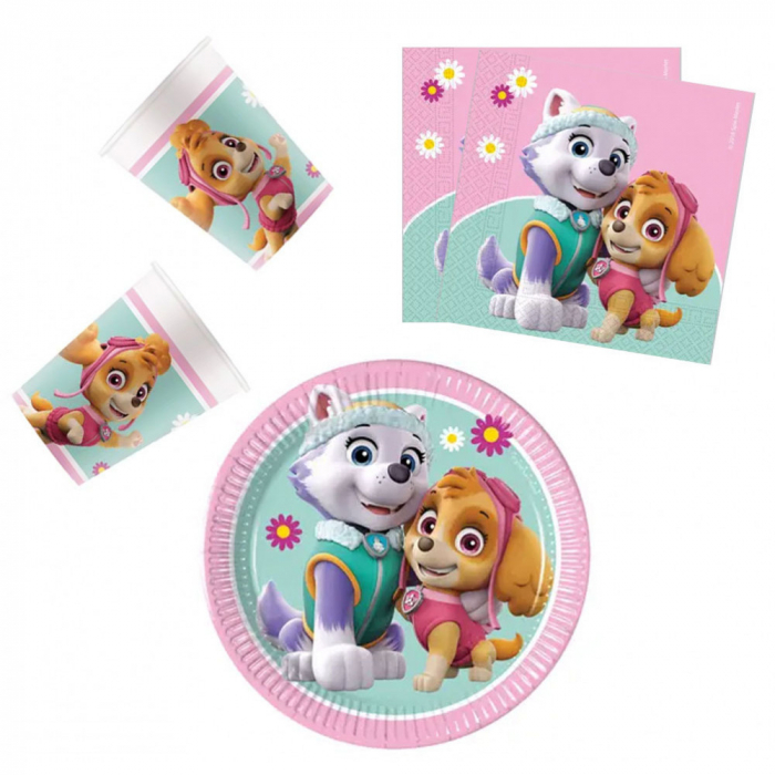 Set vesela petrecere Paw Patrol Skye si Everest, 36 Piese [1]