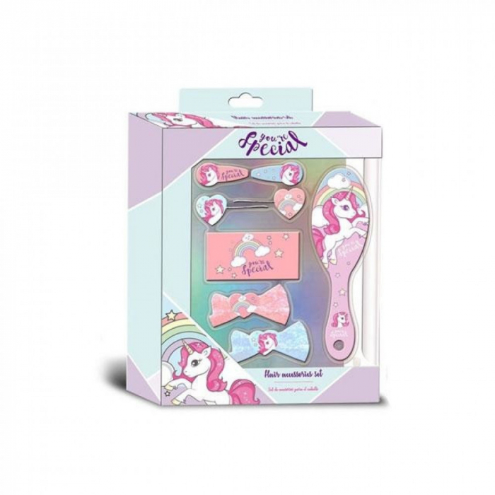 Set Accesorii pentru Păr Unicorn  8 Piese [1]
