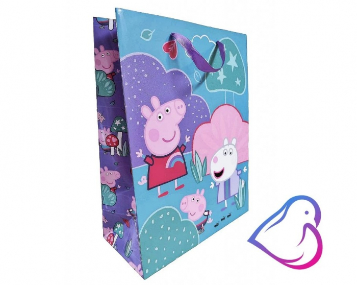 Peppa Pig Gift Bag, Paper, 34x26x12cm, multicolor [1]